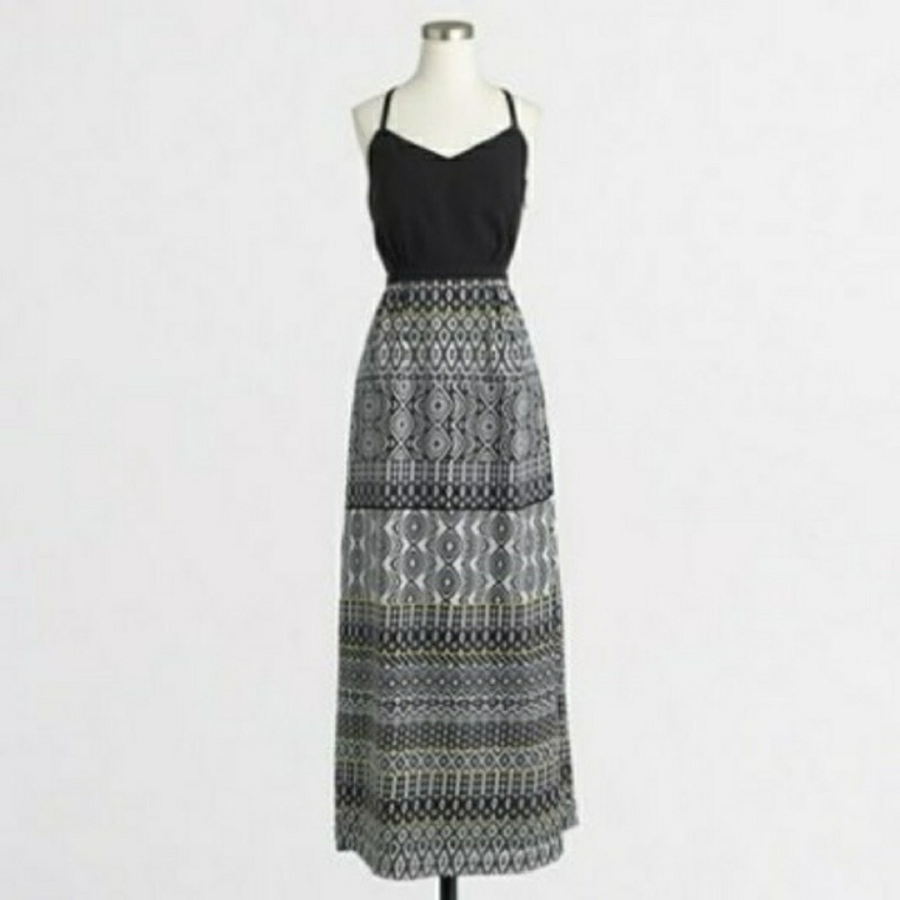 Women's J Crew Racerback Maxi Dress Sz 2